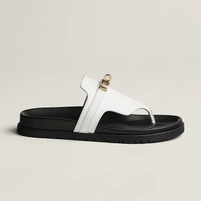 HERMES Empire white Slippers