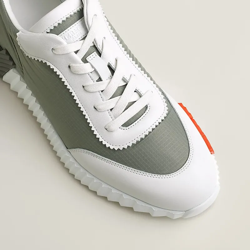 HERMES Green Sneakers Bouncing Sports Shoes