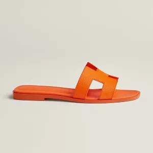 HERMES Oran orange Slippers