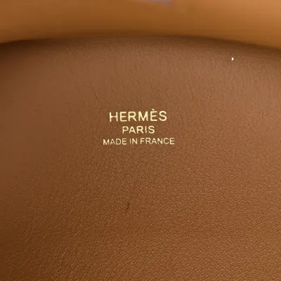 Hermès Mini Jypsière Bronze Doré Swift Leather Gold Hardware