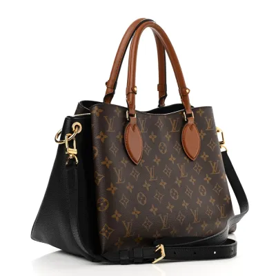 Louis Vuitton Vendome MM Black Monogram Canvas Gold Hardware