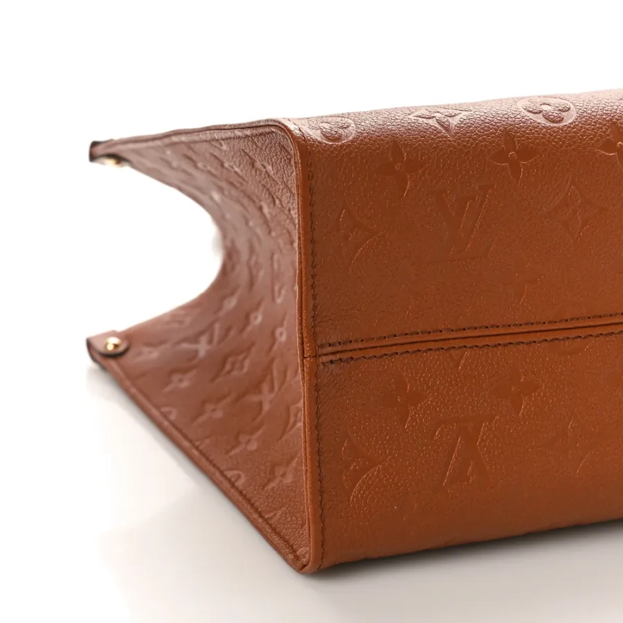 Louis Vuitton Neverfull MM Cognac Giant Monogram Empreinte Leather