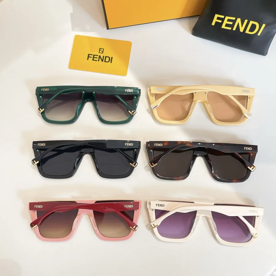 Fendi glasses red/ivory/green/beige/leopard/black color Size 56口17-145
