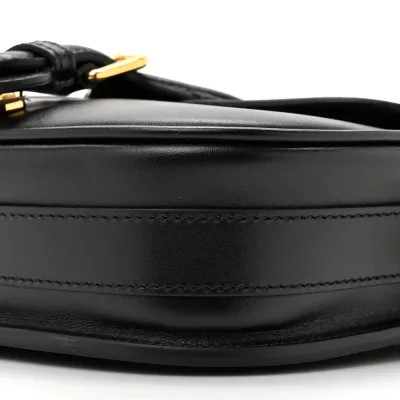 Dior Small Bobby Flap Bag Black Box Calfskin Leather Gold Hardware