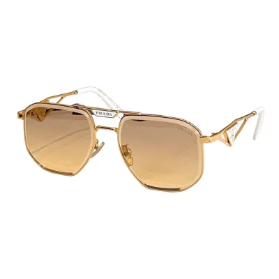 Prada Aviator glasses blue-orange/eggplant/brown/tawny/black color Size 59口18-145