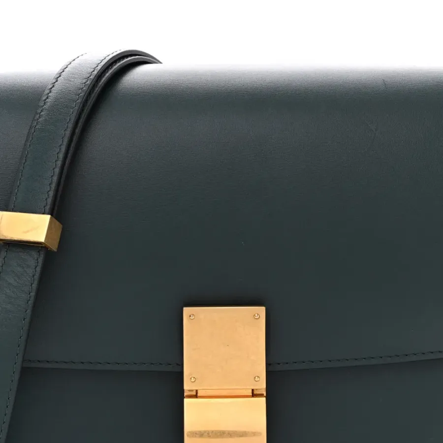 Celine Medium Classic Box Flap Bag Amazone Box Calfskin Leather