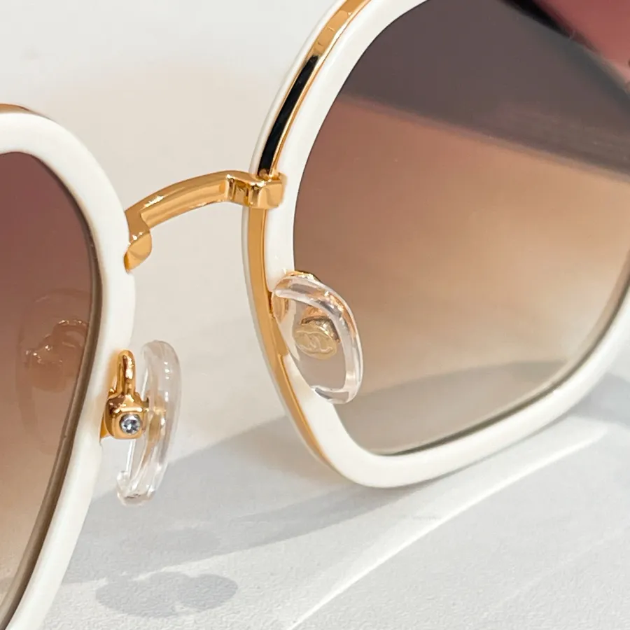 CHANEL glasses white/black purple/pink white/black white color size 54口17-140