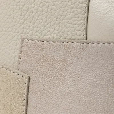 Miu Miu IVY Calfskin Leather Suede splicing Hobo white Tote Bags