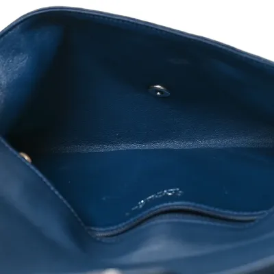 Explore Medium Navy Quilted Designer Clutch