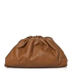 Bottega Veneta Oversized The Pouch Clutch Cammello Smooth Butter Calf Leather