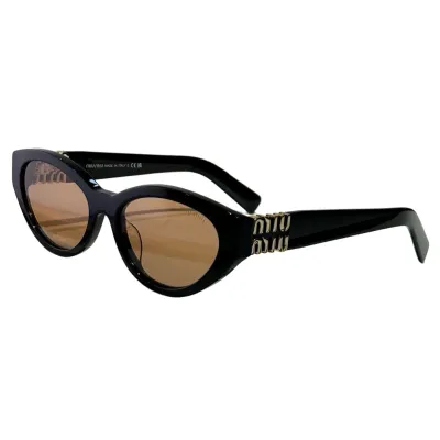 Miu Miu Cat Eye glasses leopard/leopard brown/black/tawny/black brown/ivory color Size 55-18-140