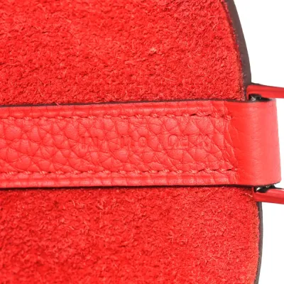 Hermès Picotin Lock 22 MM Rouge Casaque Taurillon Clemence Leather Gold Hardware