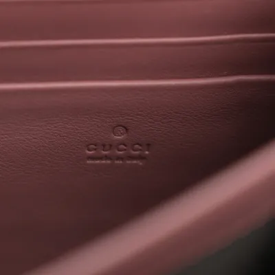 Gucci Mini Dionysus Chain Wallet Beige Multicolor Blooms GG Supreme Monogram Canvas