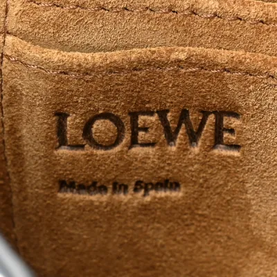 Loewe Gate Belt Bag Mini Steel Blue Calfskin Leather