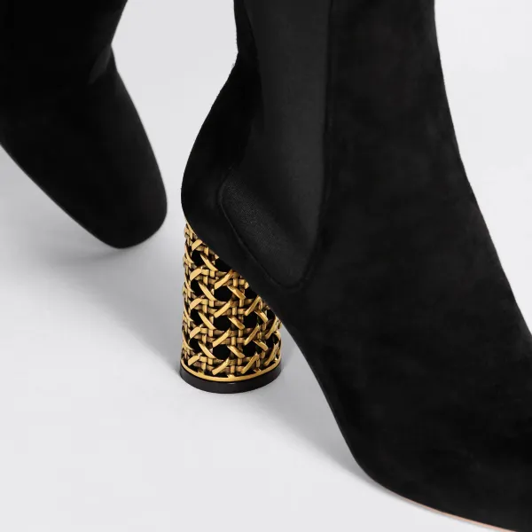 Dior ankle black boots with high heels - Image 4