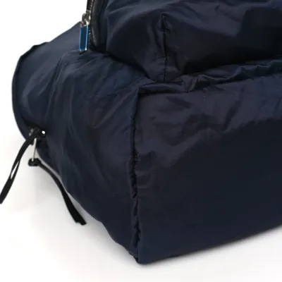 Saint Laurent Small Fold-Up Backpack Belt Bag Navy Nylon City