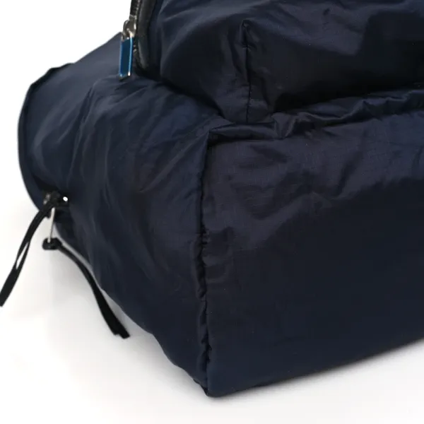 Saint Laurent Small Fold-Up Backpack Belt Bag Navy Nylon City - Image 6