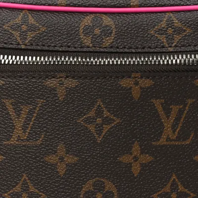 Louis Vuitton Nice BB Fuchsia Monogram Macassar Canvas