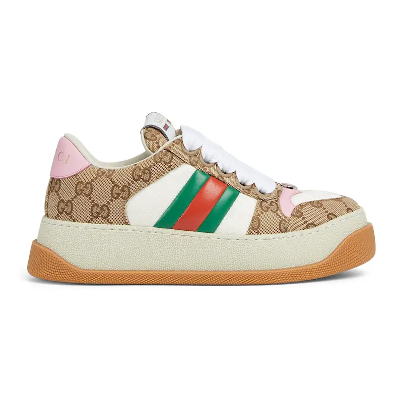 Gucci Screener série tênis esportivos femininos Sneakers