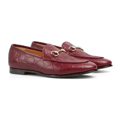 Gucci red loafers