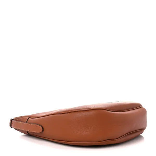 Celine Medium Triomphe Heloise Shoulder Bag Tan Supple Calfskin Leather - Image 6