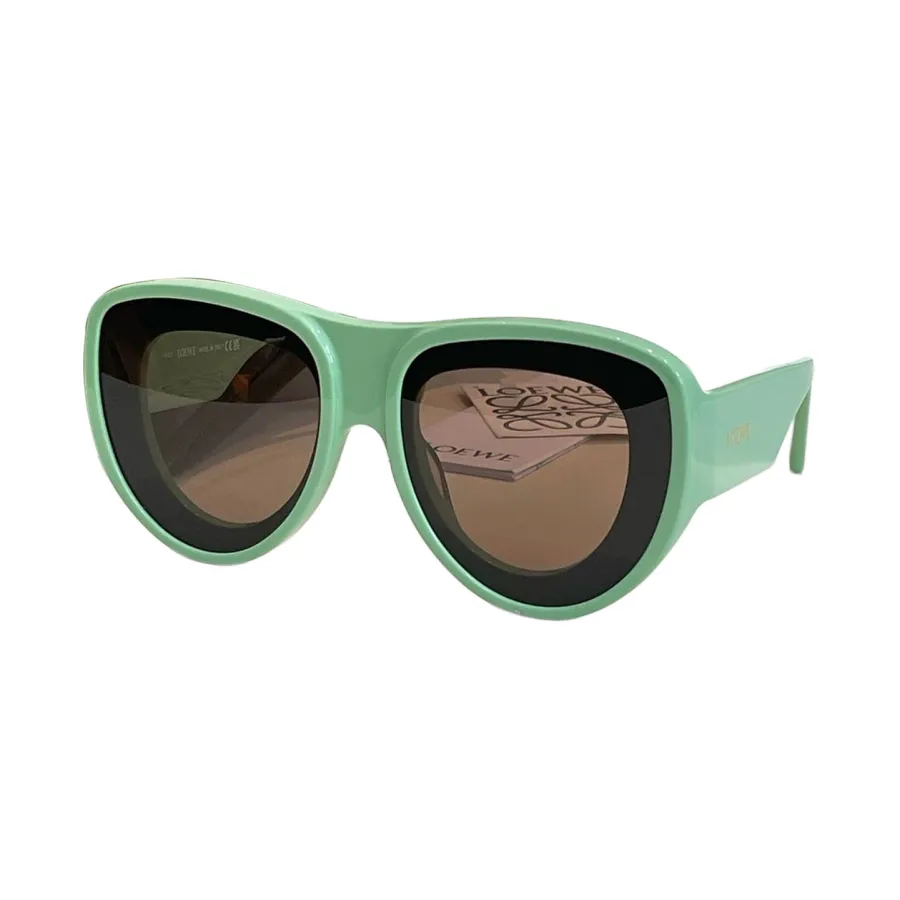 Loewe glasses black/black blue/black red/mirrored black/black orange/leopard brown/leopard green/leopard red/mint color Size 61口16-140