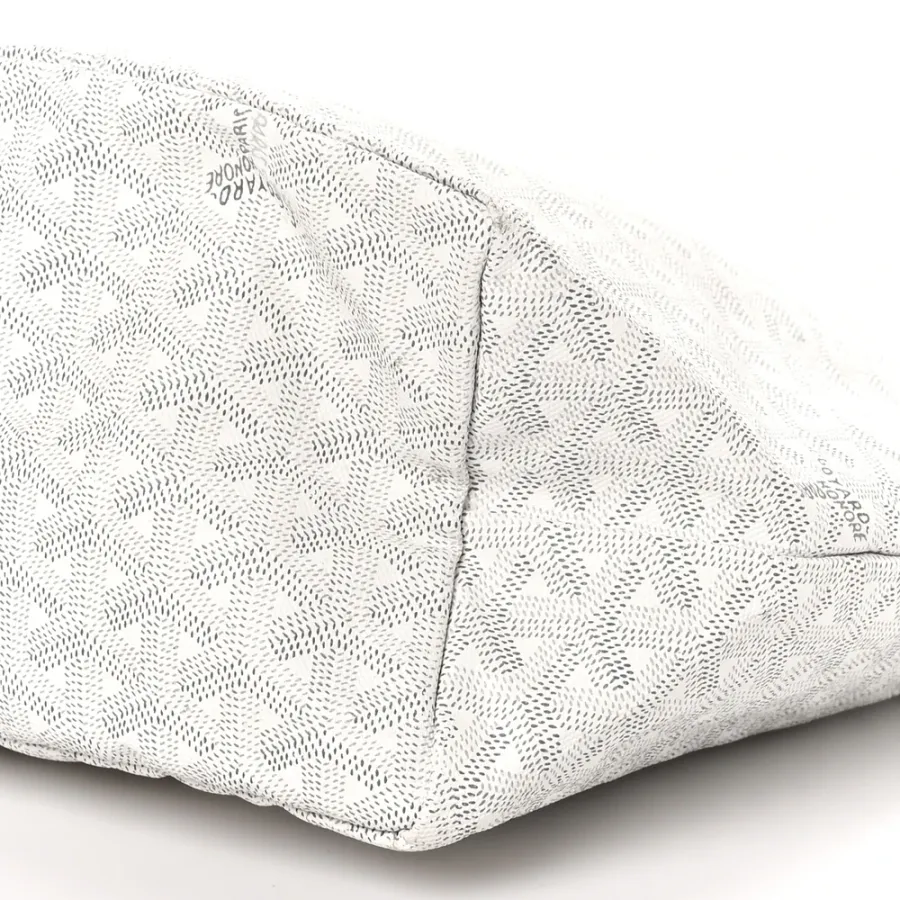 Goyard Saint Louis PM White Goyardine Canvas
