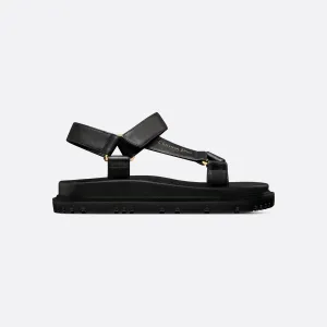 Dior black thick bottom Sandal