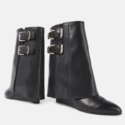 GIVENCHY Black high heel ankle boots