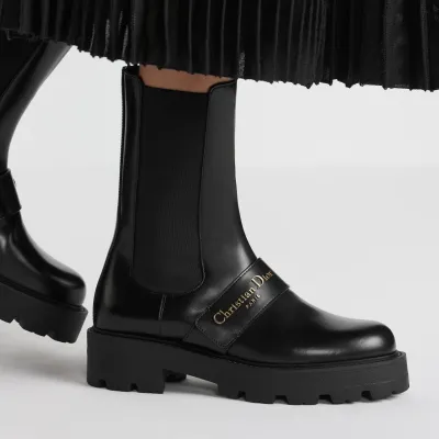 Dior black ankle boots