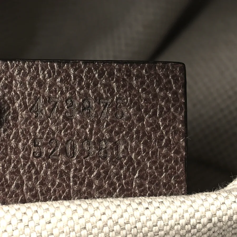 Gucci Medium Neo Vintage Drawstring Bucket Backpack New Acero Crop GG Supreme Monogram Canvas Gold Hardware