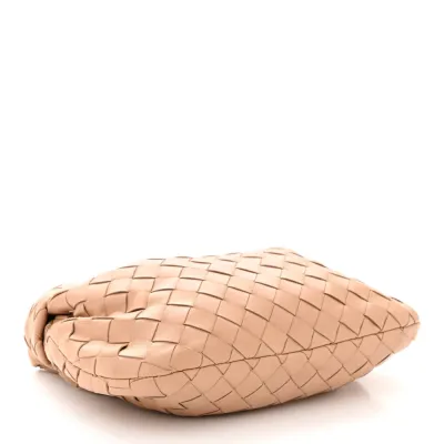 Bottega Veneta Mini Intrecciato Jodie Sandalwood Nappa Leather