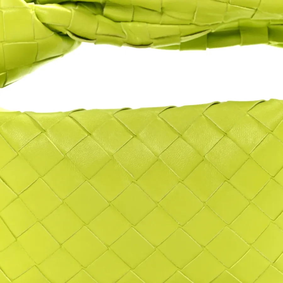 Bottega Veneta Intrecciato Jodie Mini Kiwi Nappa Leather
