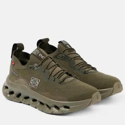 LOEWE Army green sneakers