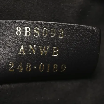 Fendi Mini F is Fendi Logo Crochet Mon Tresor Bucket Bag Natural/Brown Straw Gold Hardware