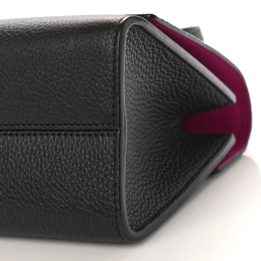 Louis Vuitton Twist One Handle PM Black Taurillon Leather Gold Hardware