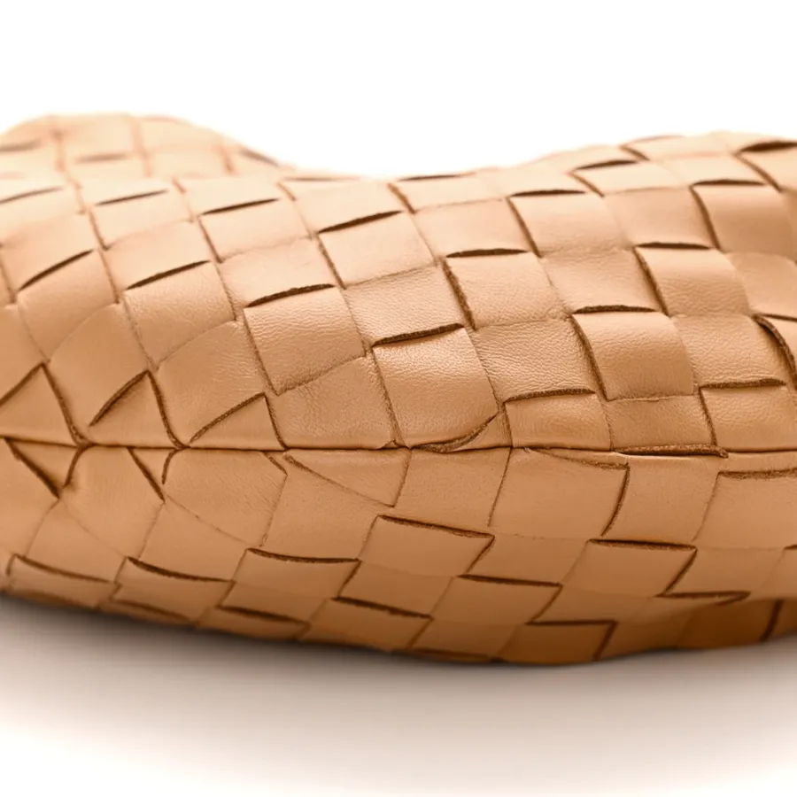 Bottega Veneta Mini Intrecciato Jodie Caramel Nappa Leather