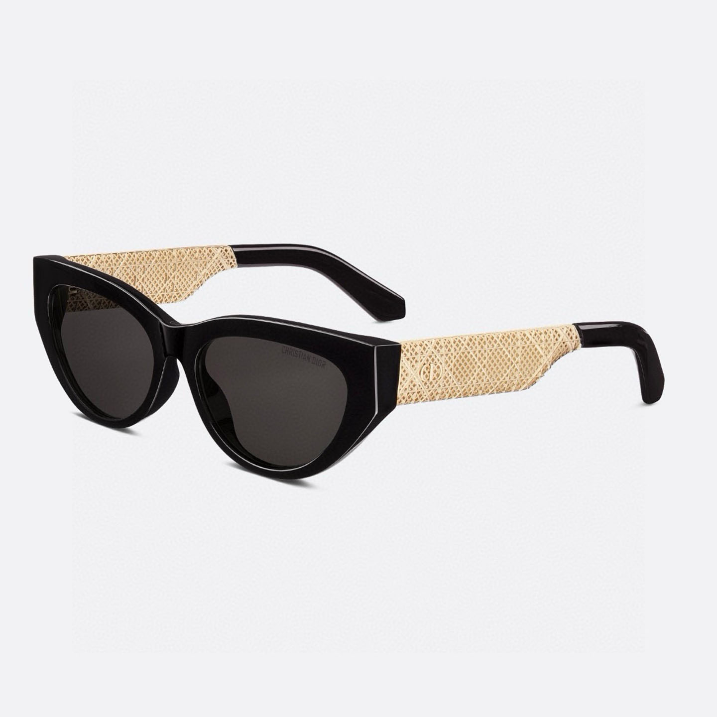 Óculos Cat Eye DIOR preto dourado/preto roxo/marrom onça/verde onça Tamanho 56口17-142