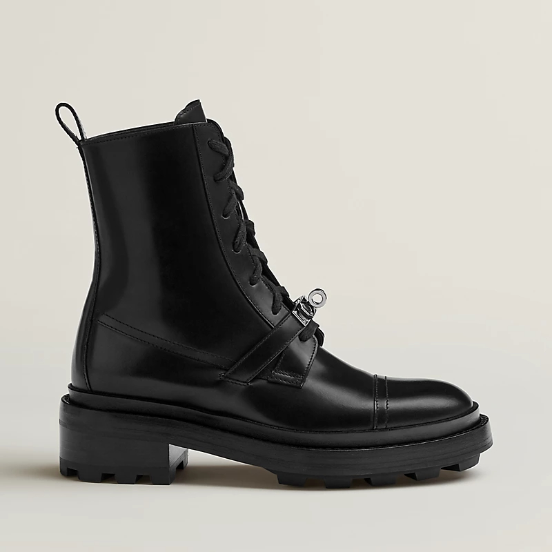 HERMES Funk Black botas de tornozelo