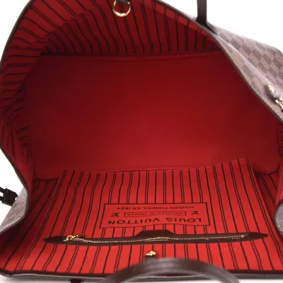 Louis Vuitton Neo Neverfull GM Damier Ebene Canvas Cherry Interior