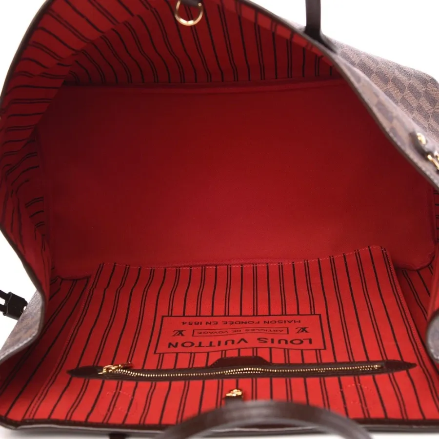 Louis Vuitton Neo Neverfull GM Damier Ebene Canvas Cherry Interior