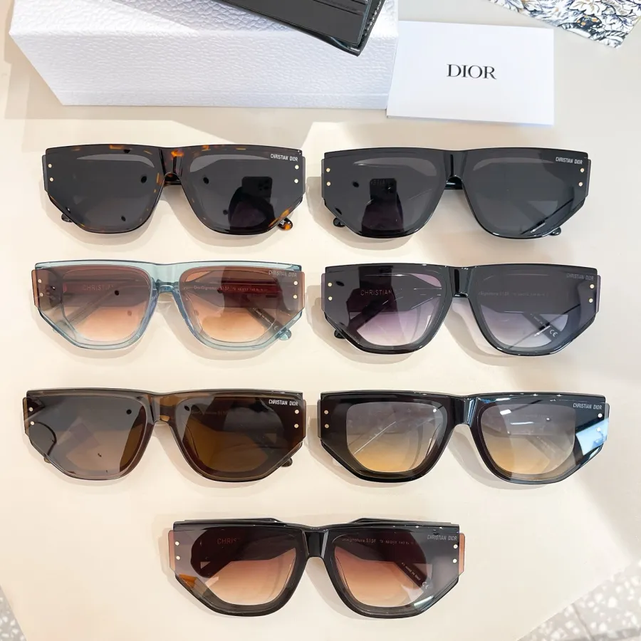 DIOR glasses black tawny/blue tawny/brown color Size 66口13-140