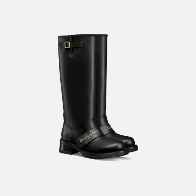Dior black long boots