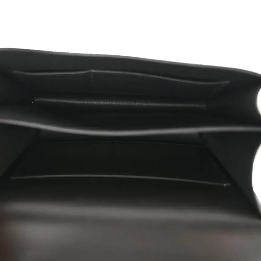 Hermès Constance 18 Black Chèvre Mysore Leather Rose Gold Hardware