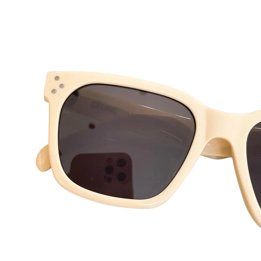 Celine square frame glasses beige/teal/black/marine green/white/leopard color Size 54口19-145