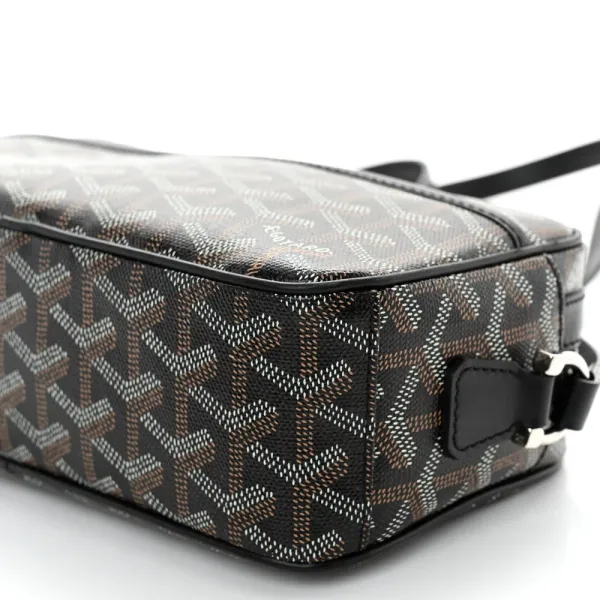 Goyard Sac Cap Vert PM Black Goyardine Canvas Silver Hardware - Image 4