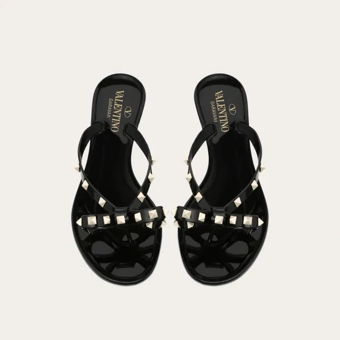 VALENTINO Rubber rivet toe sandals