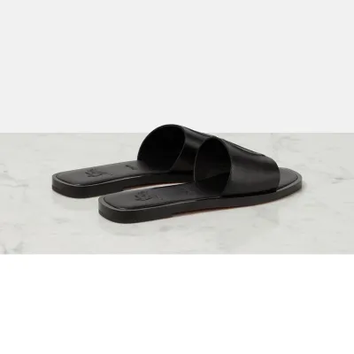 Christian Louboutin Black flat slipper sandals