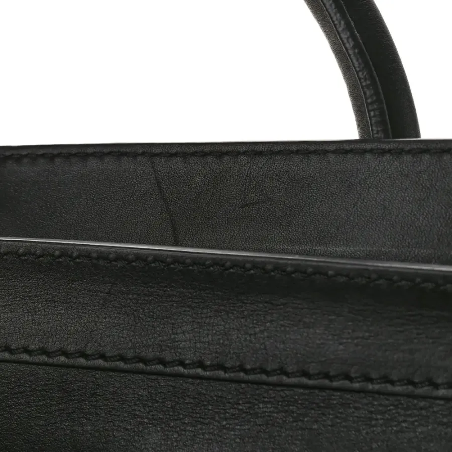 Celine Mini Luggage Bag Black Smooth Calfskin Leather