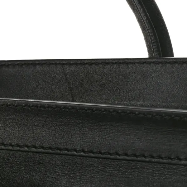 Celine Mini Luggage Bag Black Smooth Calfskin Leather - Image 8